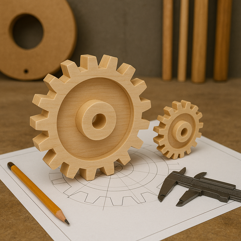 Design and Fabrication of Spur Gear Patterns